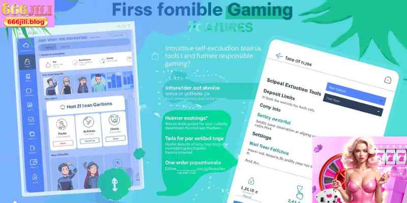 Responsible gaming features such as self-exclusion tools and deposit limits