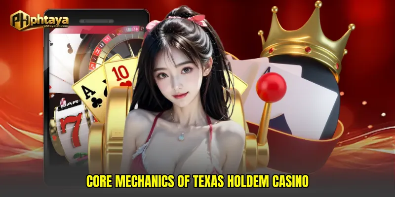 Core mechanics of Texas holdem casino