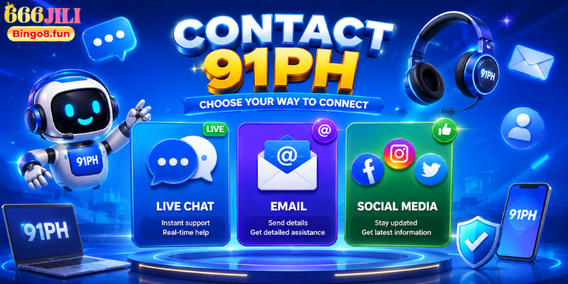 Available Ways to Contact 91PH